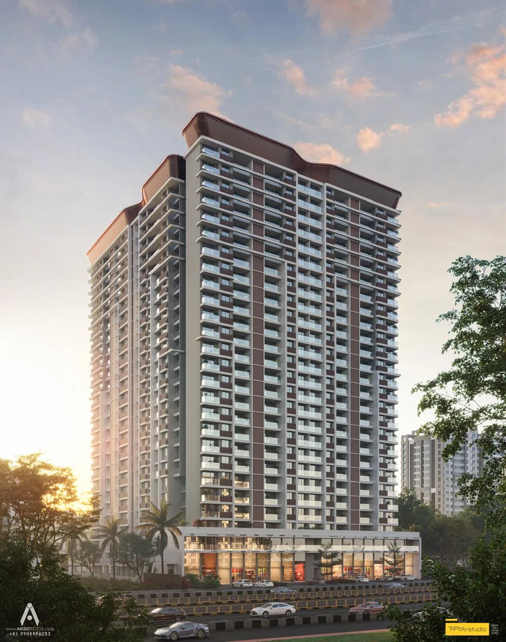 Spacious Interiors of 3 BHK Flats in Charholi